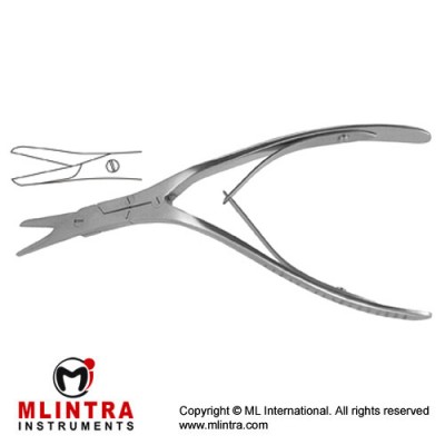 Caplan Septum Scissor One Toothed Cutting Edge Stainless Steel, 20 cm - 8"